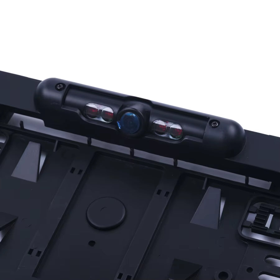 Auto Parktronic EU Car License Plate Frame Rear View Camera HD Night Vision Rear View Camera Reverse Rear Camera with 4 IR Light