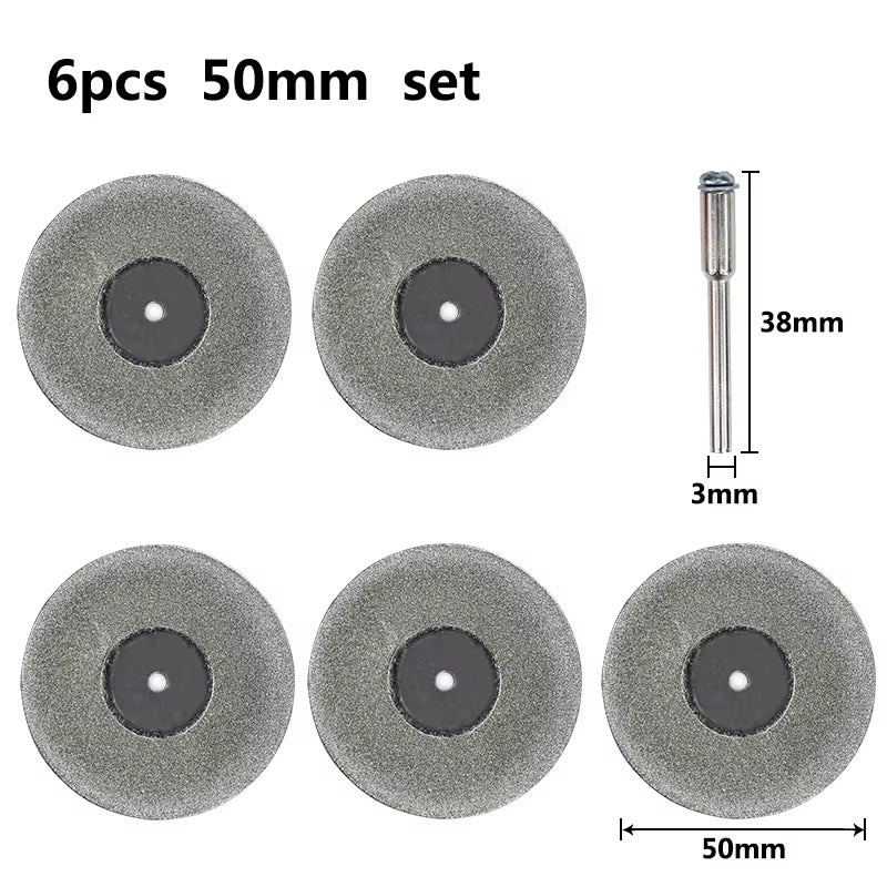 Mini Cutting Disc for Rotary Accessories Diamond Grinding Wheel Rotary Tool Circular Saw Blade Abrasive Diamond Disc
