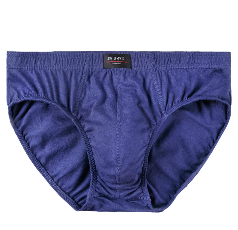 100% Cotton Briefs Mens Comfortable Underpants Man Underwear M/L/XL/2XL/3XL/4XL/5XL 5Pcs/Lot Free & Drop Shipping