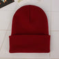 Solid Color Winter Hats for Woman New Beanies Knitted Cute Hat Girls Autumn Female Beanie Caps Warmer Bonnet Ladies Casual Cap
