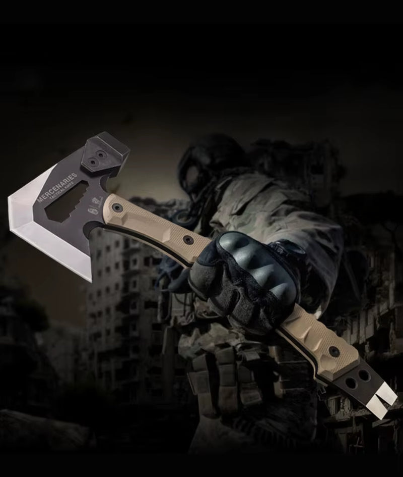 HX Tactical Engineer Axe Rescue Camp Artillery Fire Rescue Axe Hammer Survival Firefighter Camping Supplies Axe Tomahawk