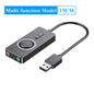 USB External Sound Card USB to 3.5Mm Audio Adapter USB to Earphone Microphone for Macbook Computer Laptop PS4 Sound Card