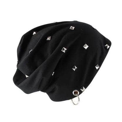 New Fashion Men Women Unisex Casual Hat with Skull Hoop Brand Hats Winter Warm Beanies Skullies Thick Adult Hip Hop Bonnet
