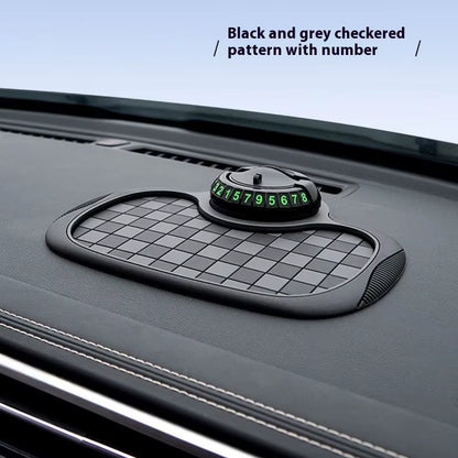Car Non Slip Dashboard Mat Anti-Skid Rubber Pad Mobile Phone Sunglasses Multifunction Holder Accessories Interior Automobiles
