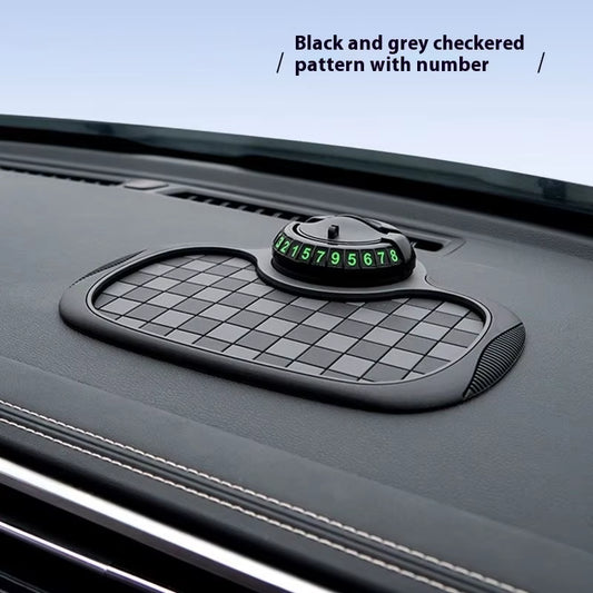 Car Non Slip Dashboard Mat Anti-Skid Rubber Pad Mobile Phone Sunglasses Multifunction Holder Accessories Interior Automobiles