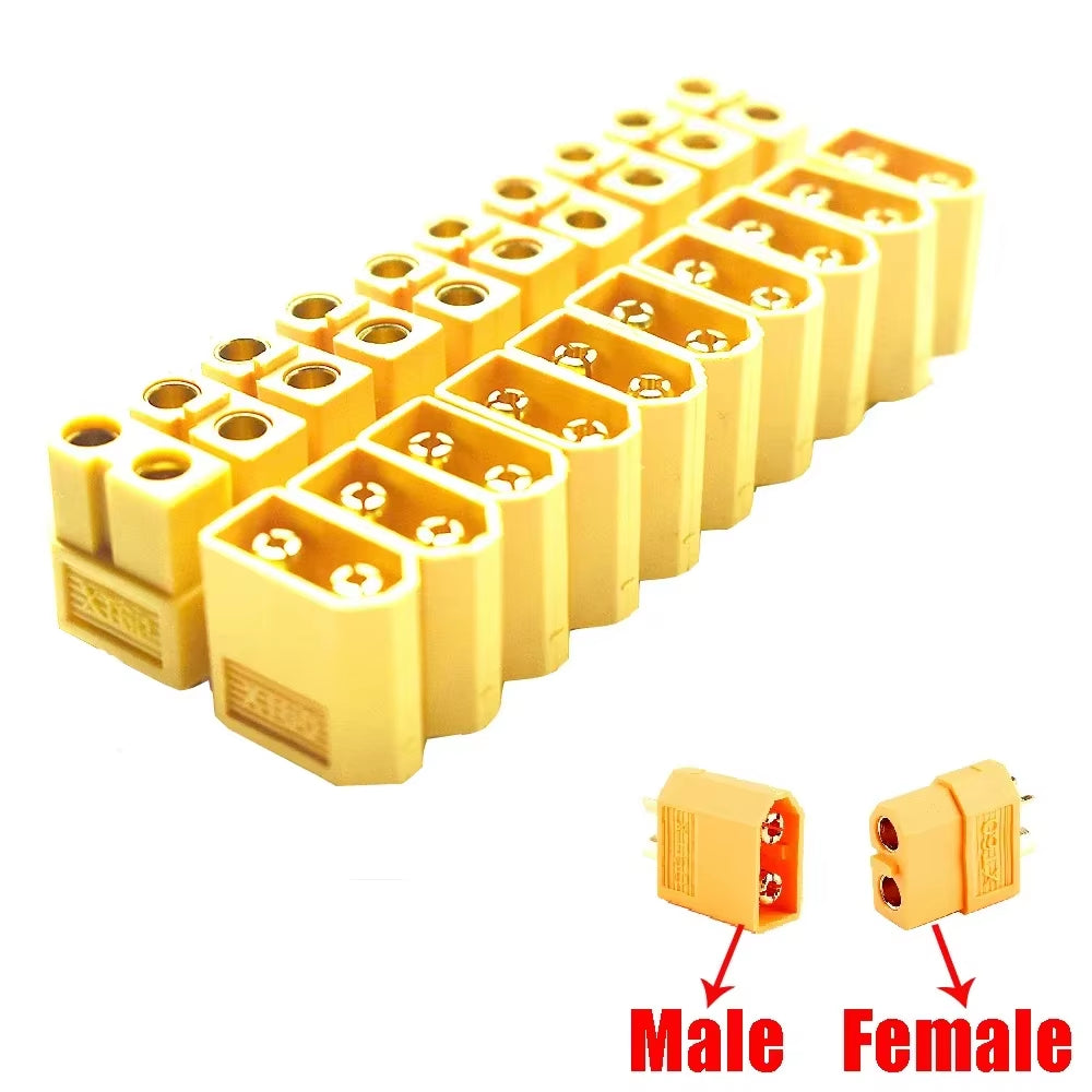 Wholesale 10PCS XT90 XT60 XT-60 XT30 T Plug Male Female Bullet Connectors Plugs for RC Lipo Battery Rc Drone Airplane Car Boat