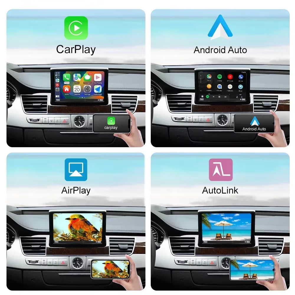 2025 New  Wireless Android Auto for Audi Car A8 2011-2017 Carplay Interface Mirror Link Air Play