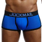 Brand Men Mesh Underwear Boxers Calzoncillos Hombre Gay Sleepwear Cueca Boxer Breathable Crotch Male Panties Shorts