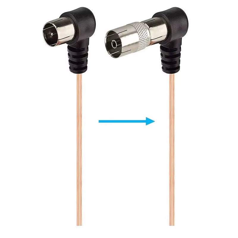 FM Antenna FM Dipole Antenna 75 Ohm Indoor FM Radio Antenna AM Loop Antennas for Car Radio Music Equipment Home Stereo Receiver