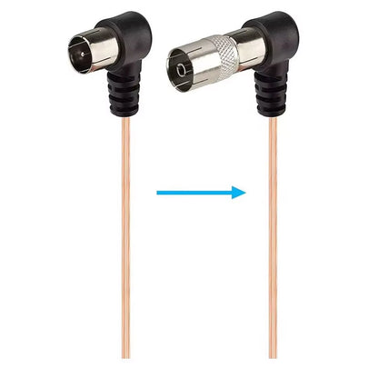 FM Antenna FM Dipole Antenna 75 Ohm Indoor FM Radio Antenna AM Loop Antennas for Car Radio Music Equipment Home Stereo Receiver