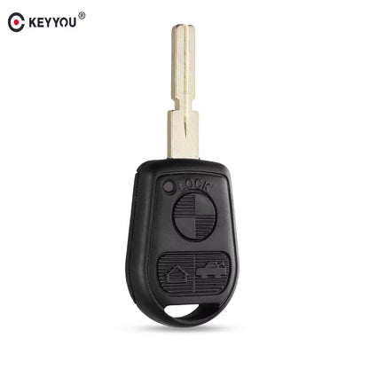 3 Button Uncut Blade Car Key Replacement Remote Key Case Shell for BMW E31 E32 E34 E36 E38 E39 E46 Z3 Fob Uncut Key Case