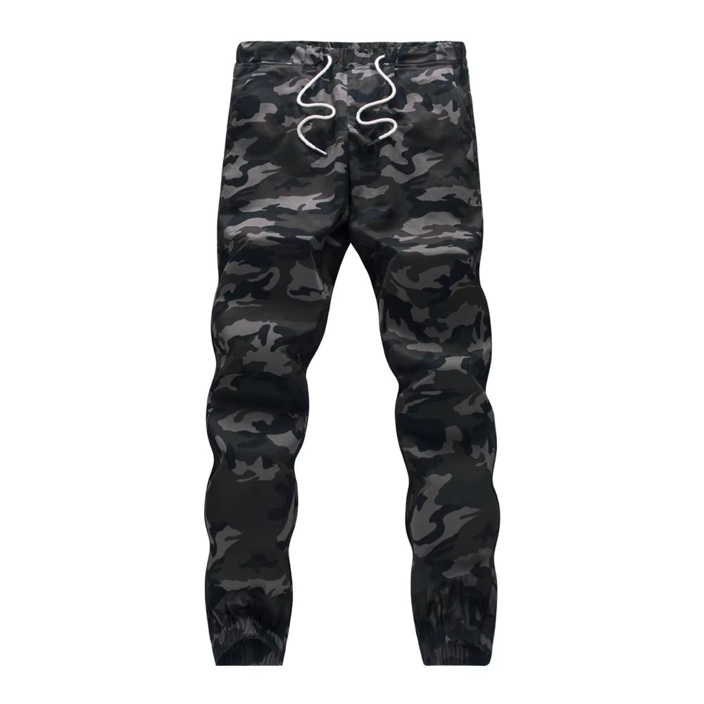 M-5X 2025 Mens Jogger Autumn Pencil Harem Pants Men Camouflage Military Pants Loose Comfortable Cargo Trousers Camo Joggers