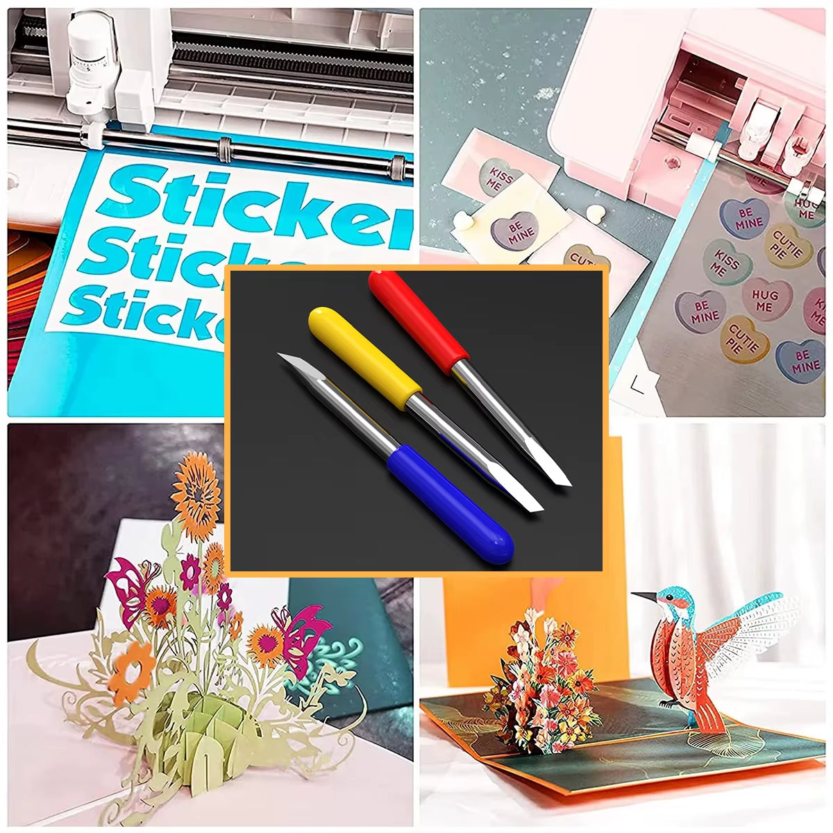 5Pc/Lot Mimaki Plotter Cutter 30/45/60 Degree Carbide Blades Cutting Plotter Vinyl Cutter Knife for MIMAKI Plotter Blade