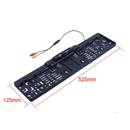 Auto Parktronic EU Car License Plate Frame Rear View Camera HD Night Vision Rear View Camera Reverse Rear Camera with 4 IR Light