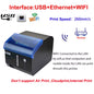 80Mm Auto-Cutter Thermal Receipt/Bill Printer 200MM/S POS with Usb/Ethernet/Bluetooth/Wifi for Kitchen/Restaurant