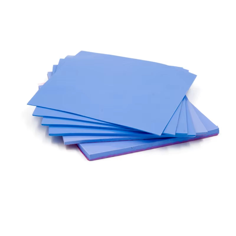 New 6.0 W/Mk Conductive GPU CPU Heatsink Cooling Silicone Pad 100Mm*100Mm*1Mm Thermal Pad High Quality
