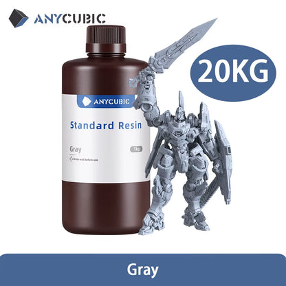 1Kg/10Kg Liquid Photopolymer Standard Resin 405Nm UV Resin for 3D Printer LCD Printing Resin Material for Photon Mono
