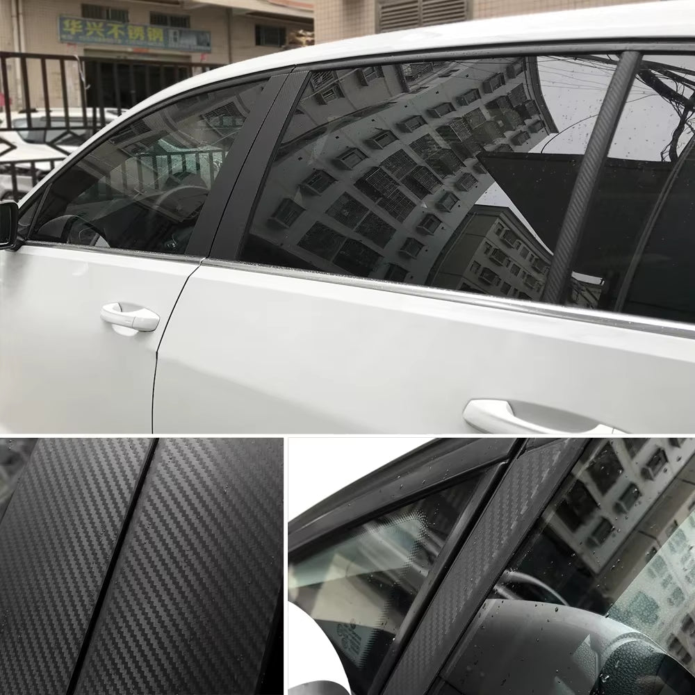 30Cmx127Cm 3D Carbon Fiber Vinyl Car Wrap Sheet Roll Film Car Stickers and Decal Motorcycle Auto Styling Accessories Automobiles