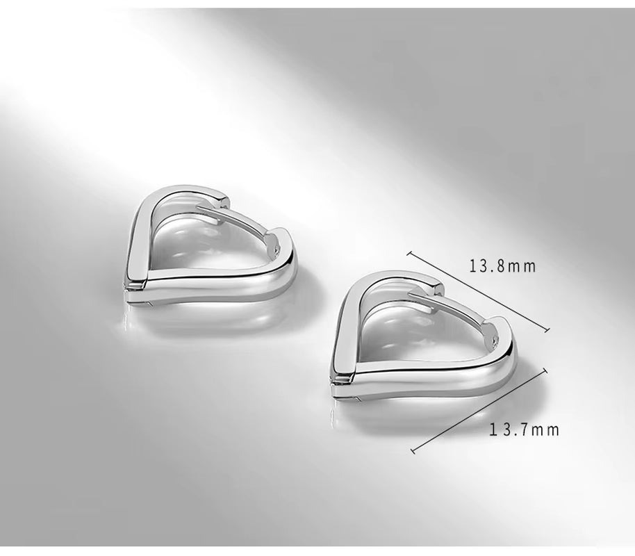 925 Sterling Silver Big Circle Inlaid Zircon Earrings for Women,S925 Argent Women'S Shiny Model Earring 17Mm-40Mm 5 Size