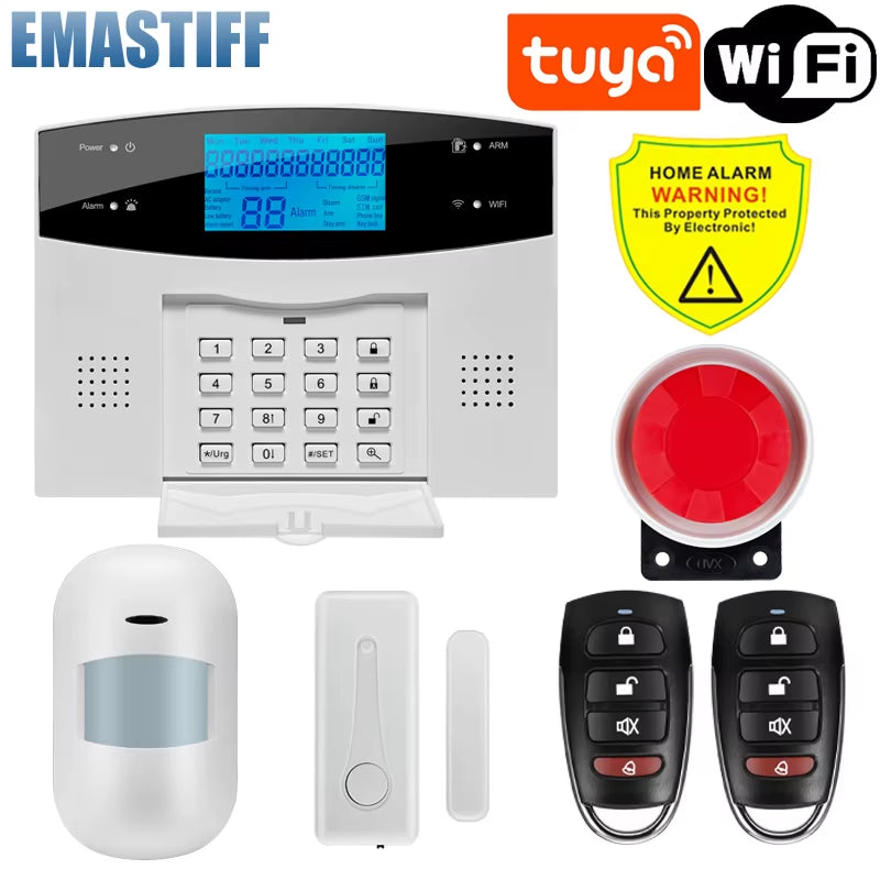 Complete Security Accessories for the Home Family Security GSM WIFI PSTN Alarm System NEW Wireless Siren Fire Smoke Gas Sensor