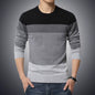 2025 Autumn Casual Men'S Sweater O-Neck Striped Slim Fit Knittwear Mens Sweaters Pullovers Pullover Men Pull Homme M-4XL