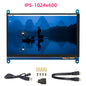 7 Inch Touch Screen Raspberry Pi 5 Capacitive Hdmi-Compatible TFT LCD for Orange Pi 5 plus 3B RPI 5 4B 3B+ PC Windows AIDA64