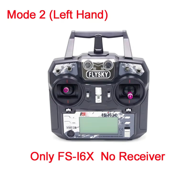 Original Flysky Fs-I6X 10CH 2.4Ghz AFHDS 2A RC Transmitter with Fs-Ia6B Fs-Ia10B FS-X6B FS-A8S Receiver for Rc Airplane Drone