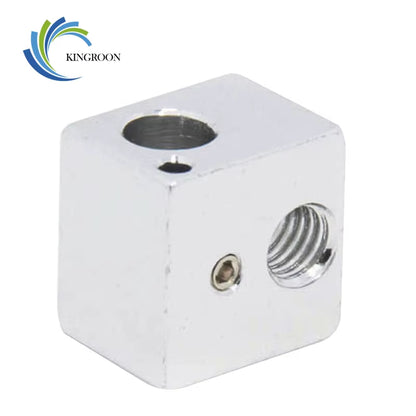 5PCS V5 Heated Block 16*16Mm*12Mm KP3S Hot End Heat Blocks for V5 J-Head Extruder Aluminum Hotend 3D Printers Parts