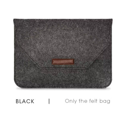 Soft Sleeve Laptop Bag for Macbook Air Pro Retina 11 12 13 14 15 Inch Notebook Tablet Case Cover for HP Dell Macbook with Gift