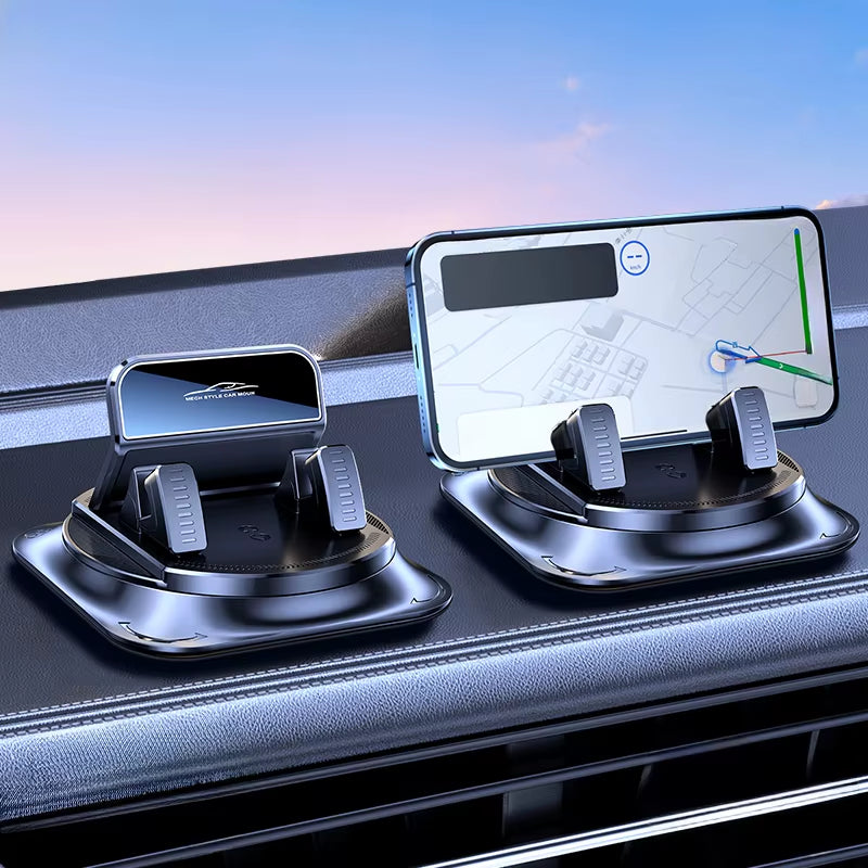 Car Phone Holder with Stable and Anti-Slip Design for Dashboard and Table Use,With Rotatable Landscape and Portrait Adjustment