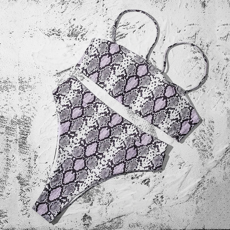 Sexy Bikinis Solid Push up Bikini 2021 Hot Sale Padded Bra Straps High Waist Swimsuit Female Swimwear Women Biquini