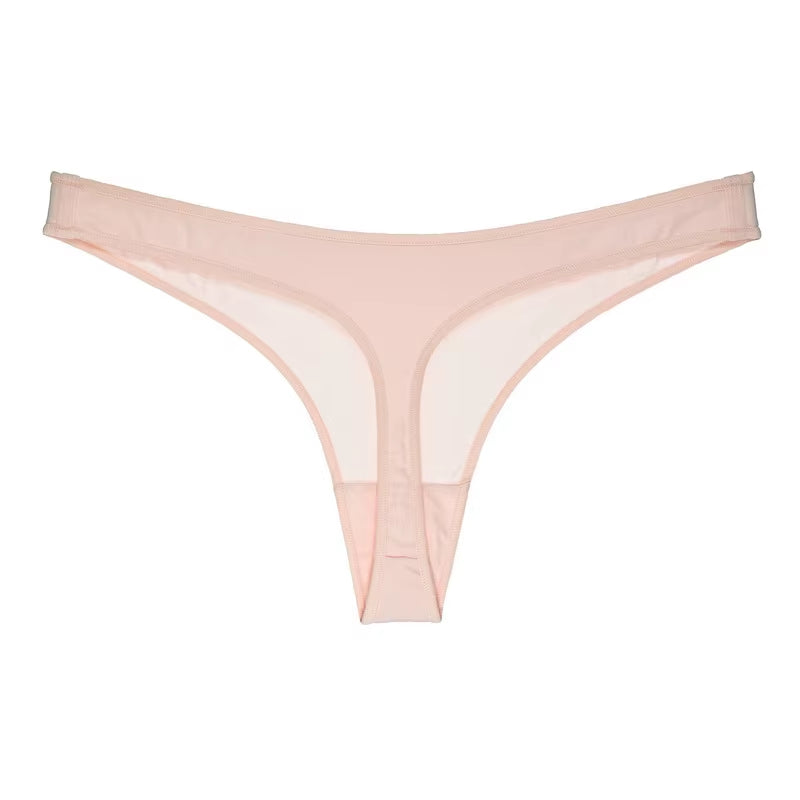 Women G String Thongs Low Rise Contton Tanga Briefs Sexy Panties Ladies' Seamless Lingerie Female Underwear Strings 1 Piece