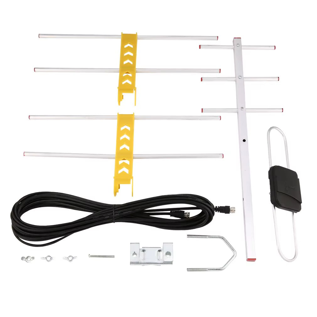 LAN-HD8E TV Antenna HD Digital TV Program Receiver for DVBT2 HDTV ISDBT ATSC High Gain Strong Signal Outdoor TV Antenna