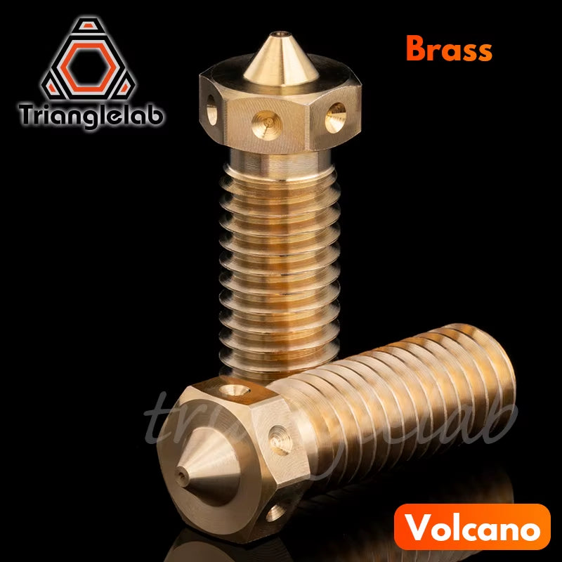 R  Top Quality BRASS Volcano Nozzle for 3D Printers Hotend for Volcano Hotend 、CHC PRO KIT 、RAPIDO UHF HOTEND
