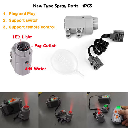 Power Functions Upgrate Motor MOC Multi Tool Servo Train Motor 8293 8883 Building Blocks Receiver Control Set Technical Parts