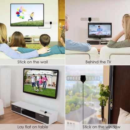 20DB Digital TV Active Antenna Built-In 20DB RF AMP Car DVB-T Antenna DVB-T2 Antenna Gain Digital TV Antenna Dropshipping