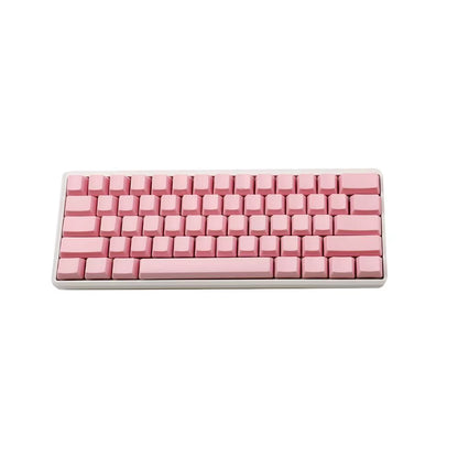 White Black Gray Green Blank Thick PBT OEM Profile 62 Key ISO 61 ANSI Keycaps for MX Switches Mechanical Keyboard (Only Keycap)