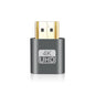 1Pcs VGA Virtual Display Adapter Hdmi-Compatible 1.4 DDC EDID Dummy Plug Headless Ghost Display Emulator Video Card Lock Plate