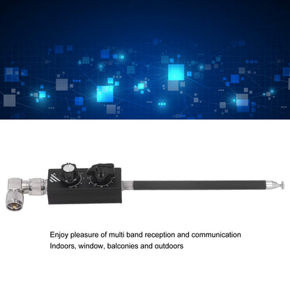 Full Band Tuned Antenna QRP HF Antenna QRP Shortwave Antenna HF Full Band Tuned FM Aviation UV for Reception
