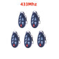 433Mhz or 868Mhz PB-403R Remote Control Arm Disarm Home Arm SOS 6 Key Function Wireless Alarm Remote Keyfob