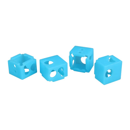 Aluminium Heat Block for J-Head Extruder Hotend 3D Printers High Temp Silicone Socks Parts BP6 Heating Block Accessories