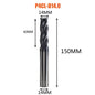 Solid Carbide Roughing End Mill 4 Flute CNC Milling Cutter Bits Router Bit for 50 Hrc Metal Roughing Machining 6Mm to 20Mm