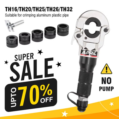 Europe Warehouse Hydraulic Pex Pipe Crimping Tools for Pex,Stainless Steel and Copper Pipe with TH,U,V,M,VAU Jaws
