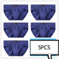 100% Cotton Briefs Mens Comfortable Underpants Man Underwear M/L/XL/2XL/3XL/4XL/5XL 5Pcs/Lot Free & Drop Shipping