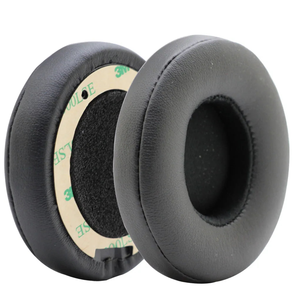 Replacement Ear Cushion Earpads for Solo 2 3 Wireless Ear Pads Earbuds for Beats Solo3 Wireless Headphone Earpads Black