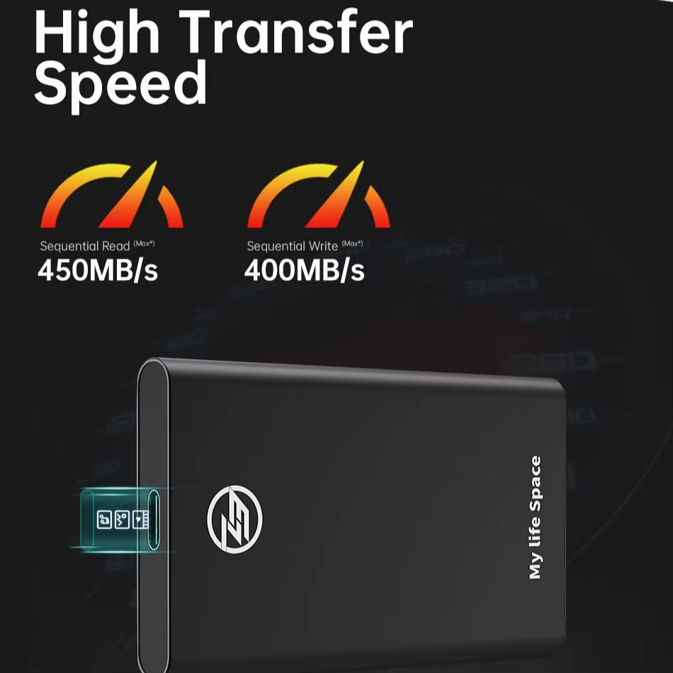 External SSD Hard Drive 120GB SSD 240GB 480GB Portable SSD External Hard Drive 1TB Hdd for Laptop with Type C USB 3.1