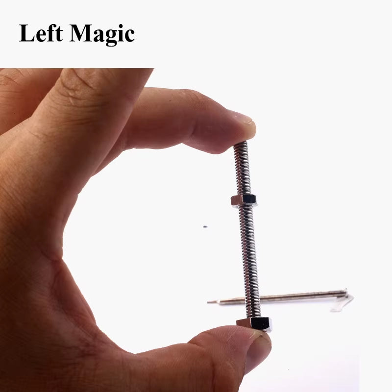Strong Man Bending Screw Magic Tricks Close up Street Magic Props Mentalism Professional for Magician Stage Magic Magic Toy