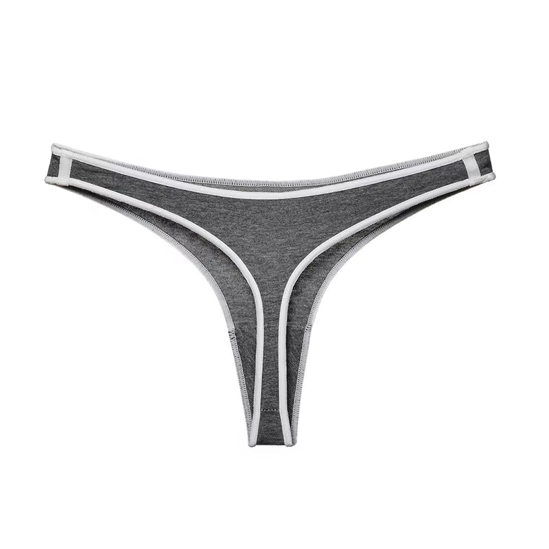 Women G String Thongs Low Rise Contton Tanga Briefs Sexy Panties Ladies' Seamless Lingerie Female Underwear Strings 1 Piece