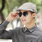 55-59Cm 60-63Cm Male Summer plus Size Newsboy Caps Men Casual Ivy Hat Pure Cotton Flat Peaked Cap Women Big Size Beret Hats