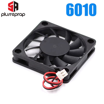 6010 DC 12V 24V Cooling Fan Brushless for Reprap 3D Printer Parts DC Cooler 60X60X11Mm Plastic Fan